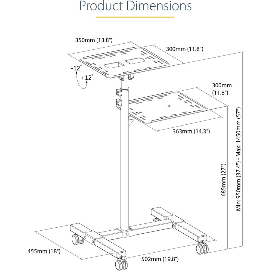 StarTech.com Projector Cart