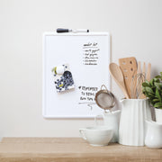 14" (1.2 ft) Width x 11" (0.9 ft) Height - Painted Steel Surface - White Back - Plastic Frame - Rectangle - Horizontal/Vertical - Magnetic - Eraser Included - 1