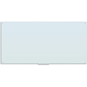 96" (8 ft) Width x 47" (3.9 ft) Height - Frosted White Glass Surface - Rectangle - Horizontal/Vertical - Magnetic - 1 Each