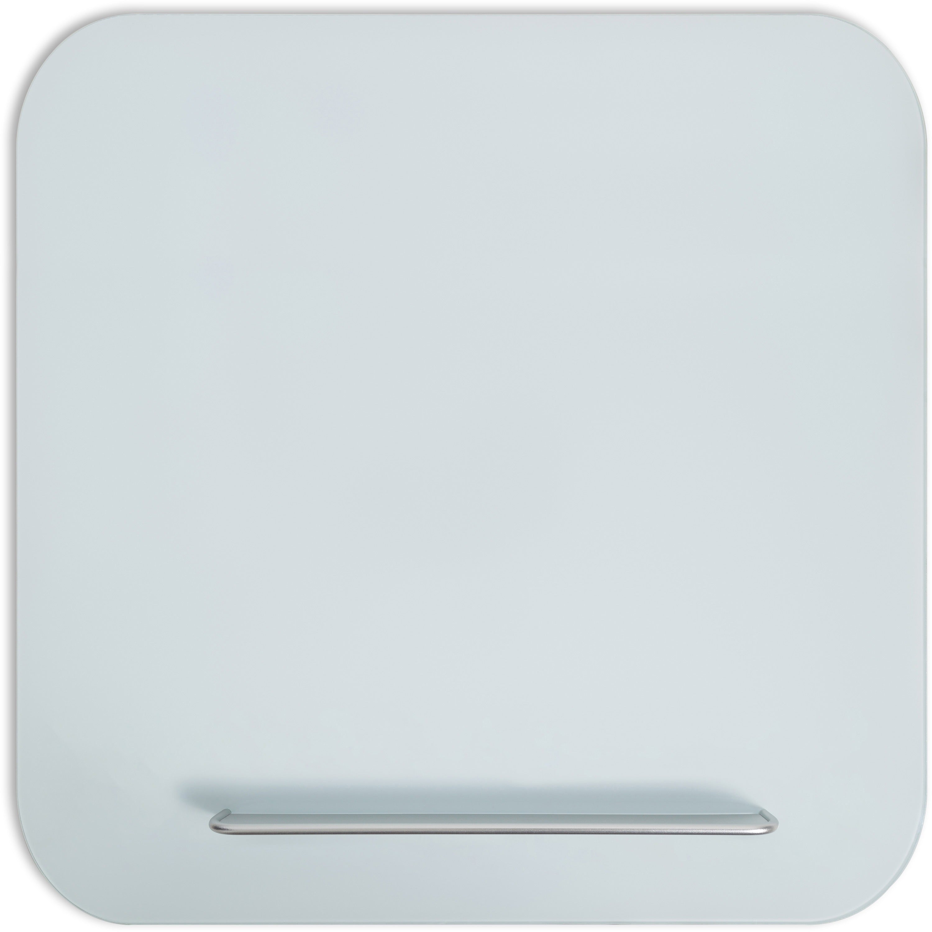 U Brands Magnetic Glass Frameless Dry-Erase Board - 36" (3 ft) Width x 36" (3 ft) Height - White Tempered Glass Surface - Square - Horizontal/Vertical - Magnetic - 1 Each