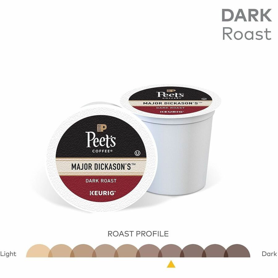 Compatible with Keurig Brewer - Dark - K-Cup - Major Dickason's - 22 / Box