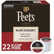 Compatible with Keurig Brewer - Dark - K-Cup - Major Dickason's - 22 / Box