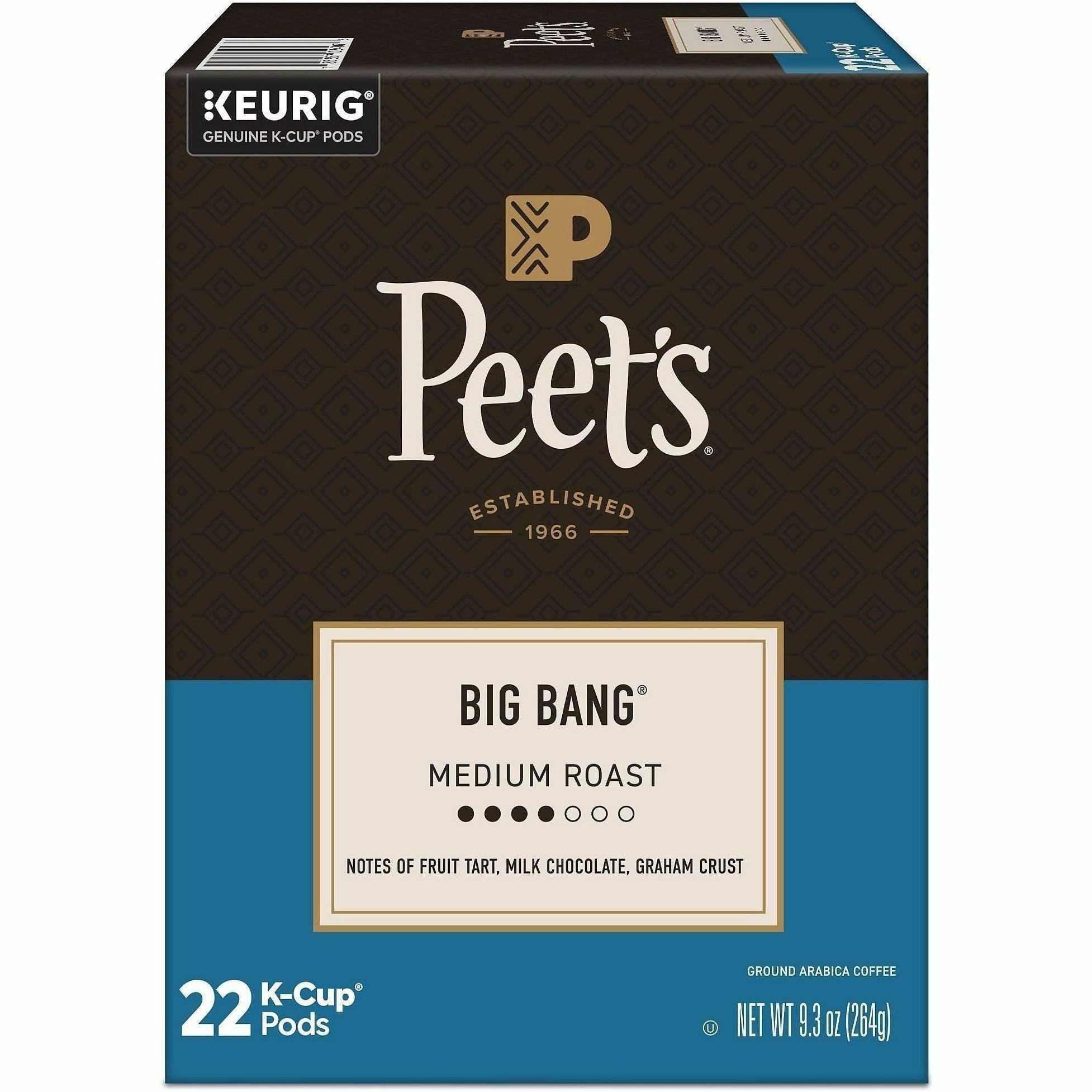 Compatible with Keurig Brewer - Medium - K-Cup - Big Bang - 22 / Box