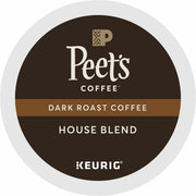 Peet's Coffee&reg; K-Cup House Blend Coffee - Compatible with Keurig Brewer - Dark - K-Cup - 22 / Box