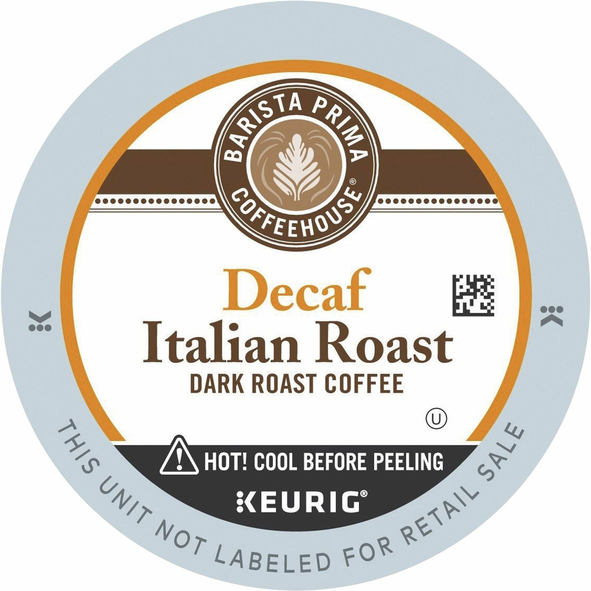 Barista Prima Coffeehouse&reg; K-Cup Italian Roast Coffee - Compatible with Keurig Brewer - Dark - K-Cup - Italian Roast - Decaffeinated - 24 / Box