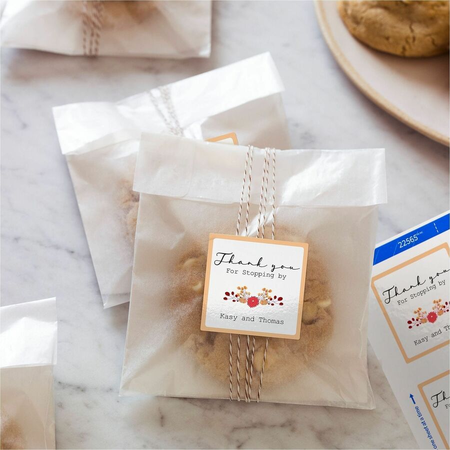 Avery&reg; Printable Square Labels, 2" x 2" , White, 120 Labels (22565)