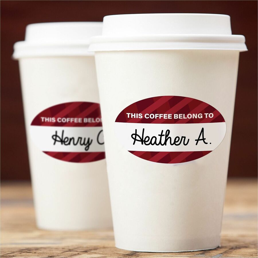 Avery Printable Oval Labels, 2" x 3-1/3" , White, 200 Labels (22570)