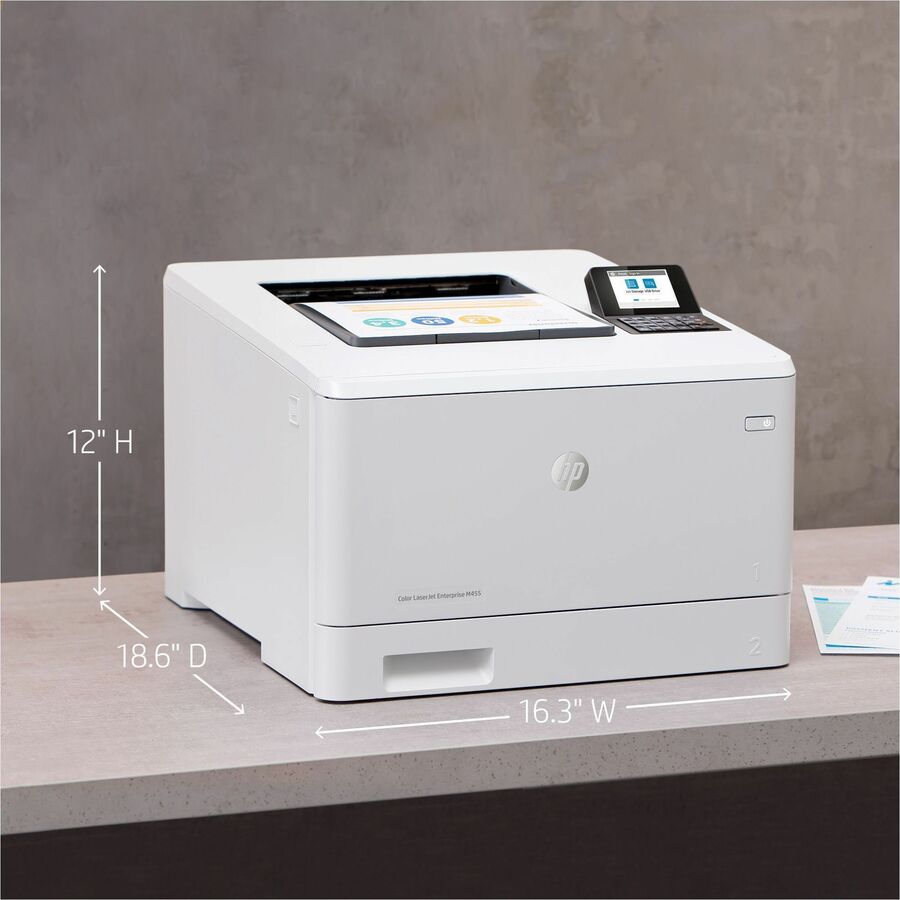HP LaserJet Enterprise M455dn Desktop Laser Printer - Color