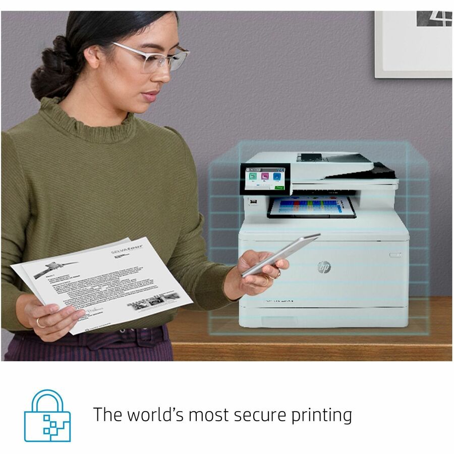 HP LaserJet Enterprise M480f Laser Multifunction Printer - Color