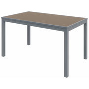 KFI Mocha Indoor/Outdoor Furniture - 29" Height x 32" Width x 55" Depth - Mocha Table Top - 1 Each