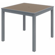KFI Mocha Indoor/Outdoor Furniture - 29" Height x 35" Width x 35" Depth - Mocha Table Top - 1 Each