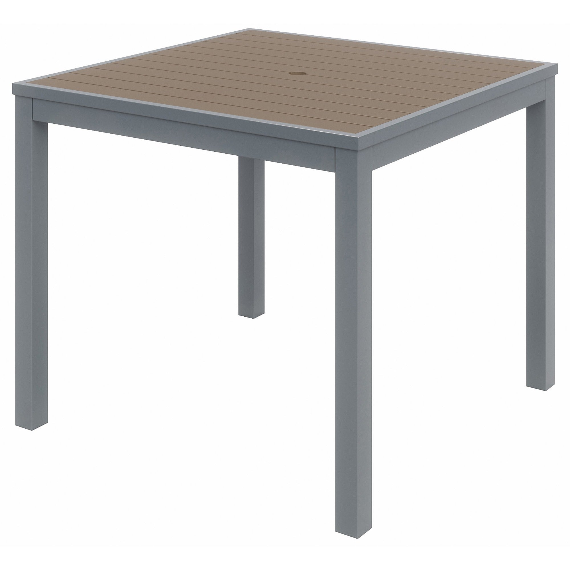 KFI Mocha Indoor/Outdoor Furniture - 29" Height x 35" Width x 35" Depth - Mocha Table Top - 1 Each