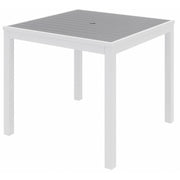 KFI Gray Indoor/Outdoor Furniture - 29" Height x 35" Width x 35" Depth - Gray Table Top - 1 Each