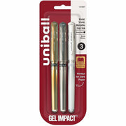 1 mm Bold Pen Point - Multi Ink - Gel-based - 3 / Pack
