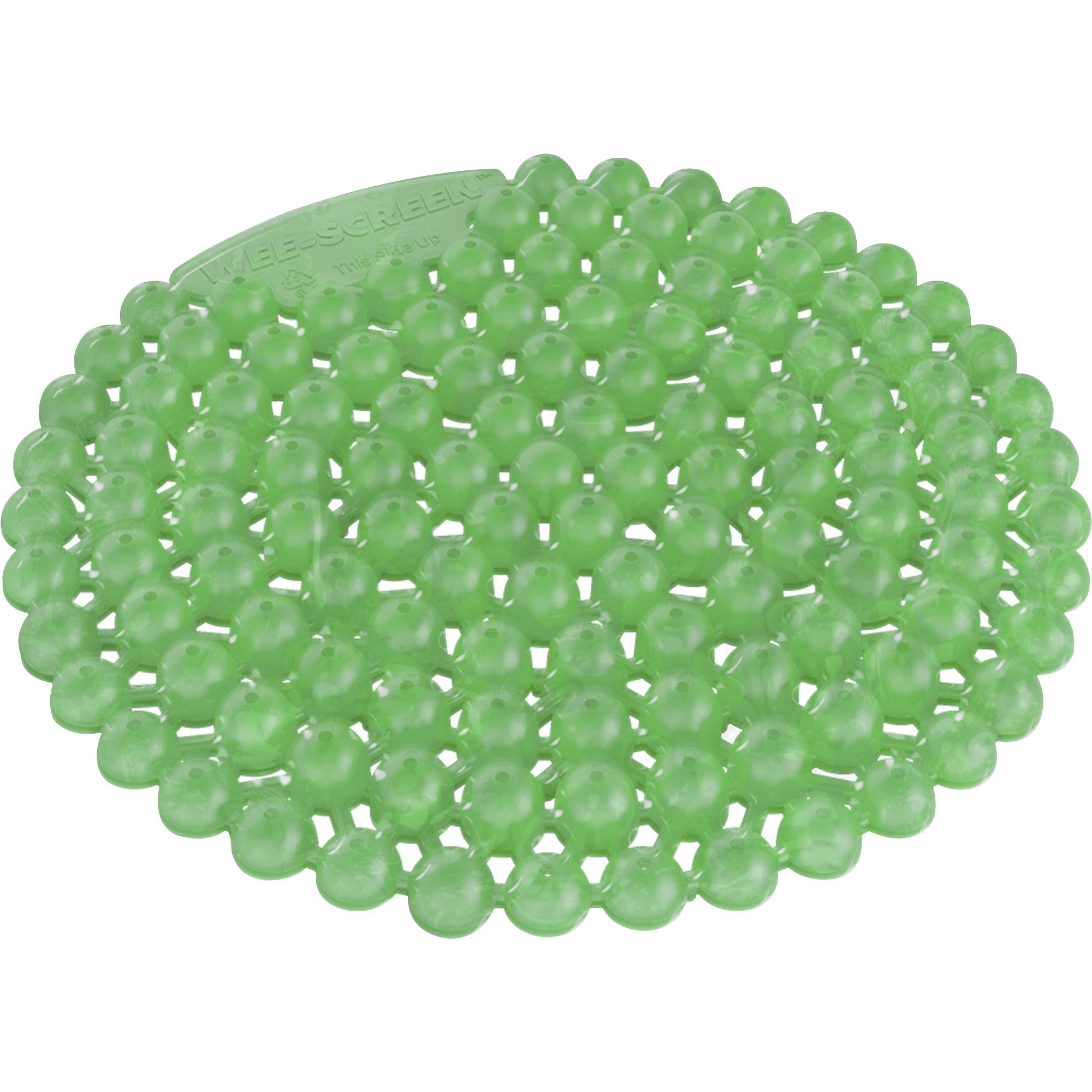 Vectair Systems Wee-Screen Urinal Screen - Lasts upto 30 Days - Splash Resistant, Flexible, Recyclable - 10 / Carton - Green