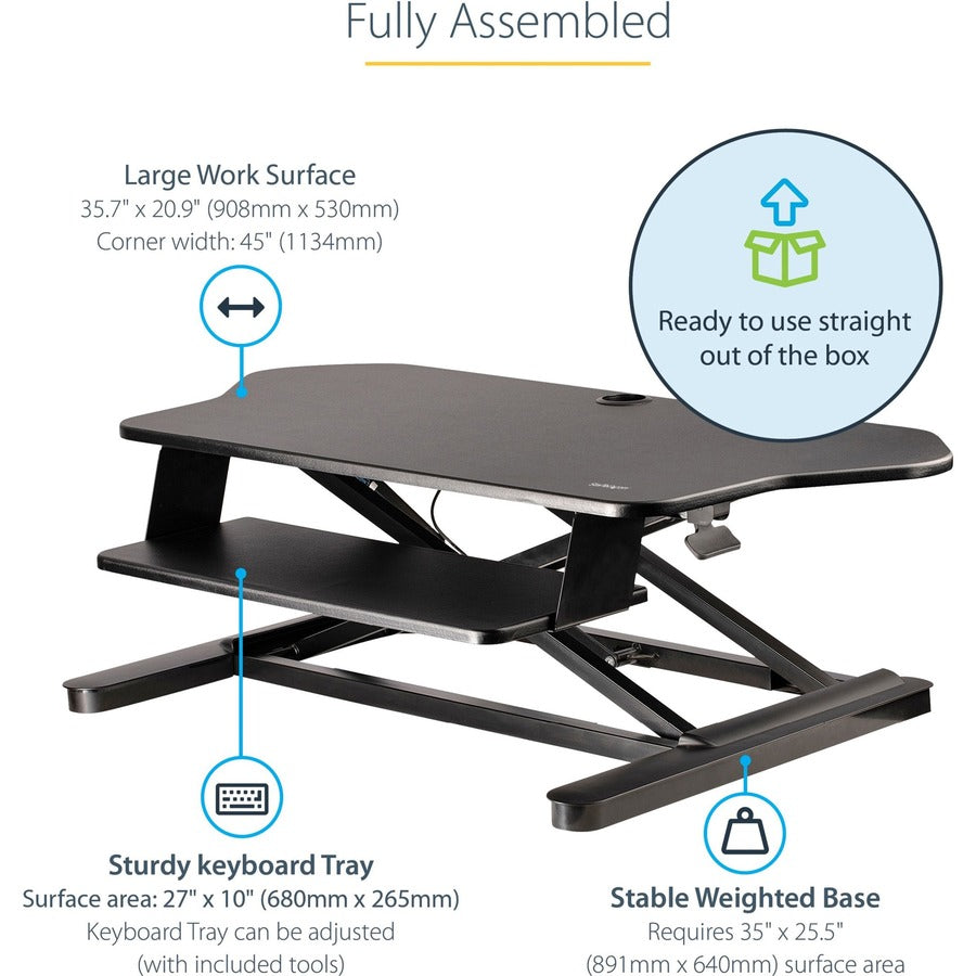 StarTech.com Sit-Stand Workstation