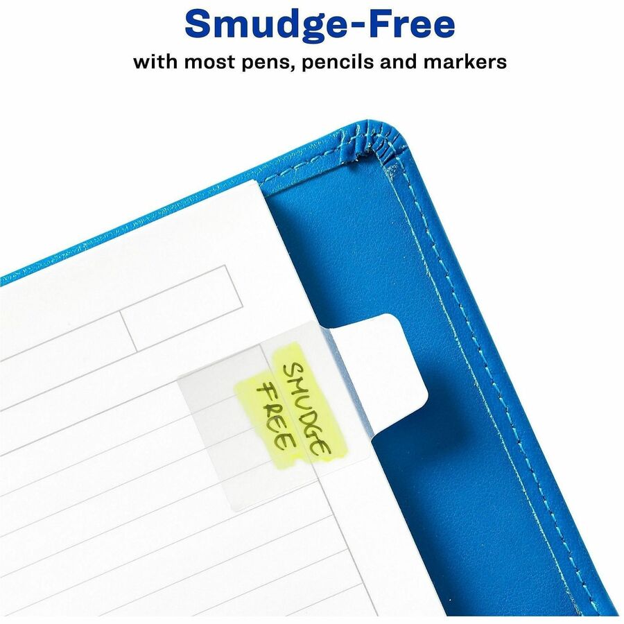 40 Tab(s) - 10 Tab(s)/Set - Clear Film, White Paper Tab(s) - 40 / Pack