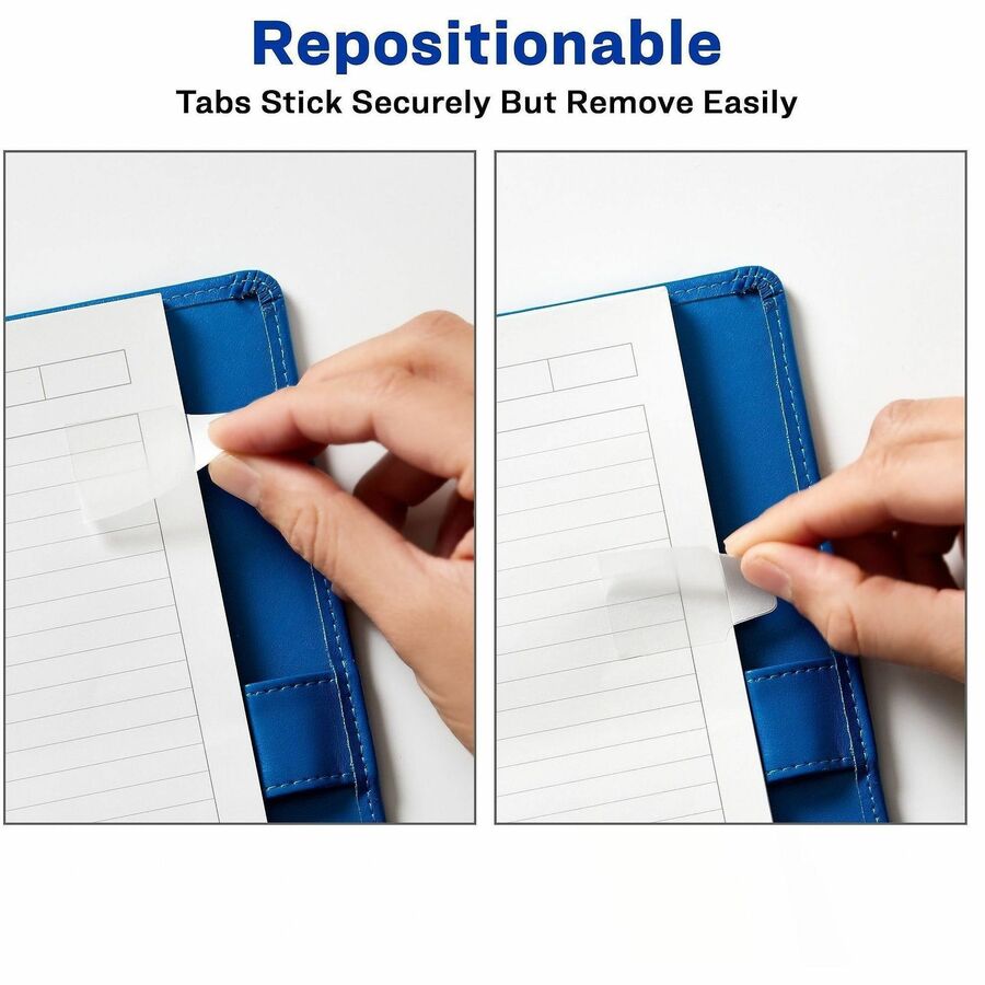 40 Tab(s) - 10 Tab(s)/Set - Clear Film, White Paper Tab(s) - 40 / Pack