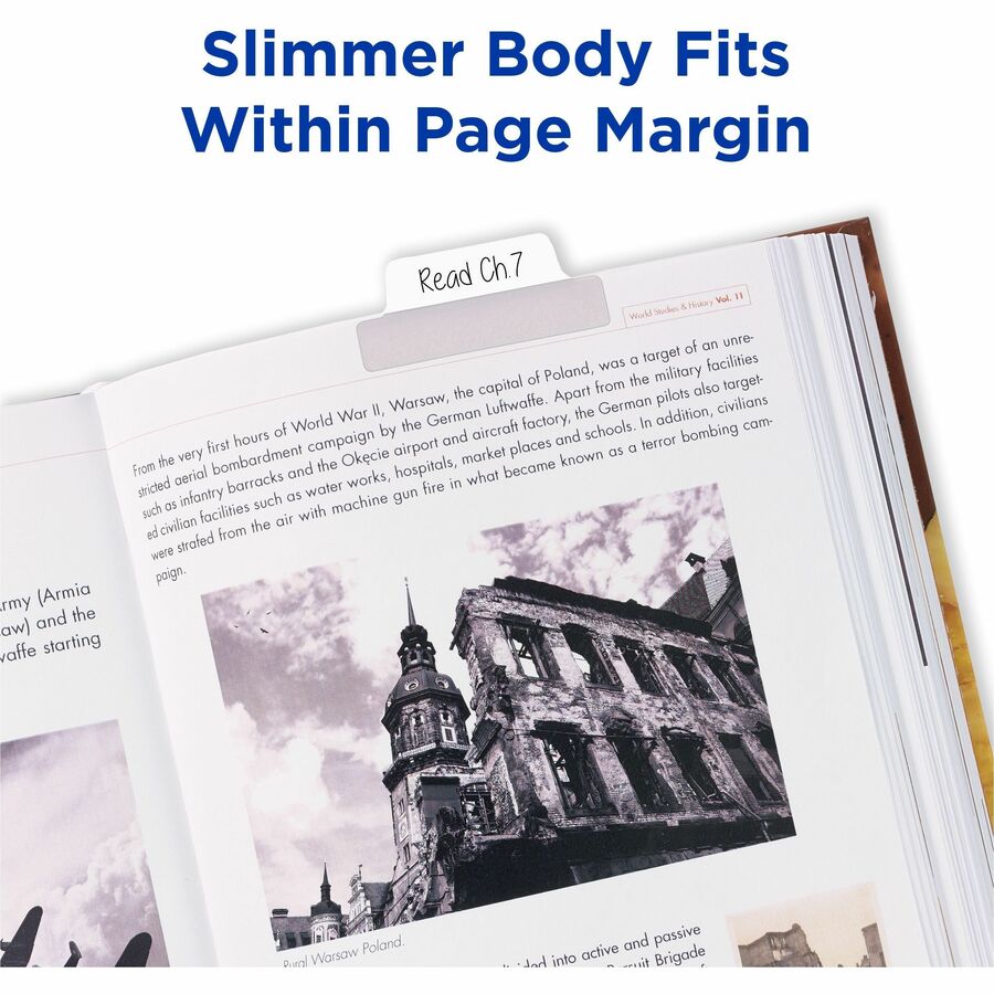 Avery&reg; Ultra Tabs Repositionable Margin Tabs