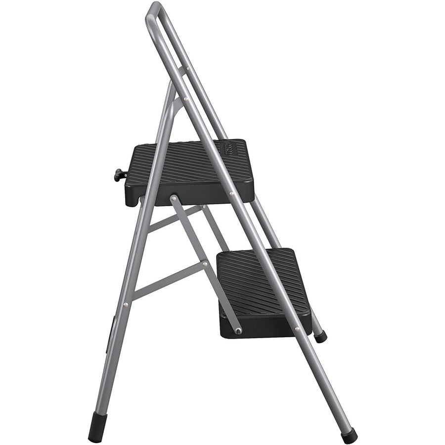 2 Step - 200 lb Load Capacity - 17.3" Width x 18" Depth x 28.2" Height - Gray