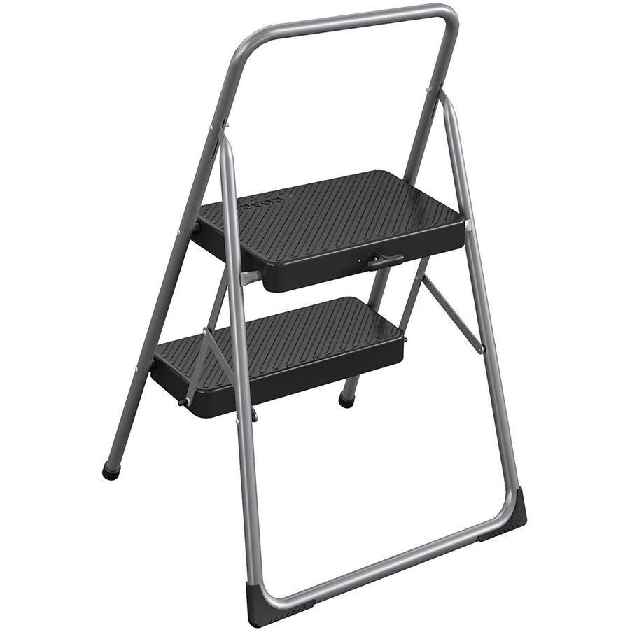 2 Step - 200 lb Load Capacity - 17.3" Width x 18" Depth x 28.2" Height - Gray