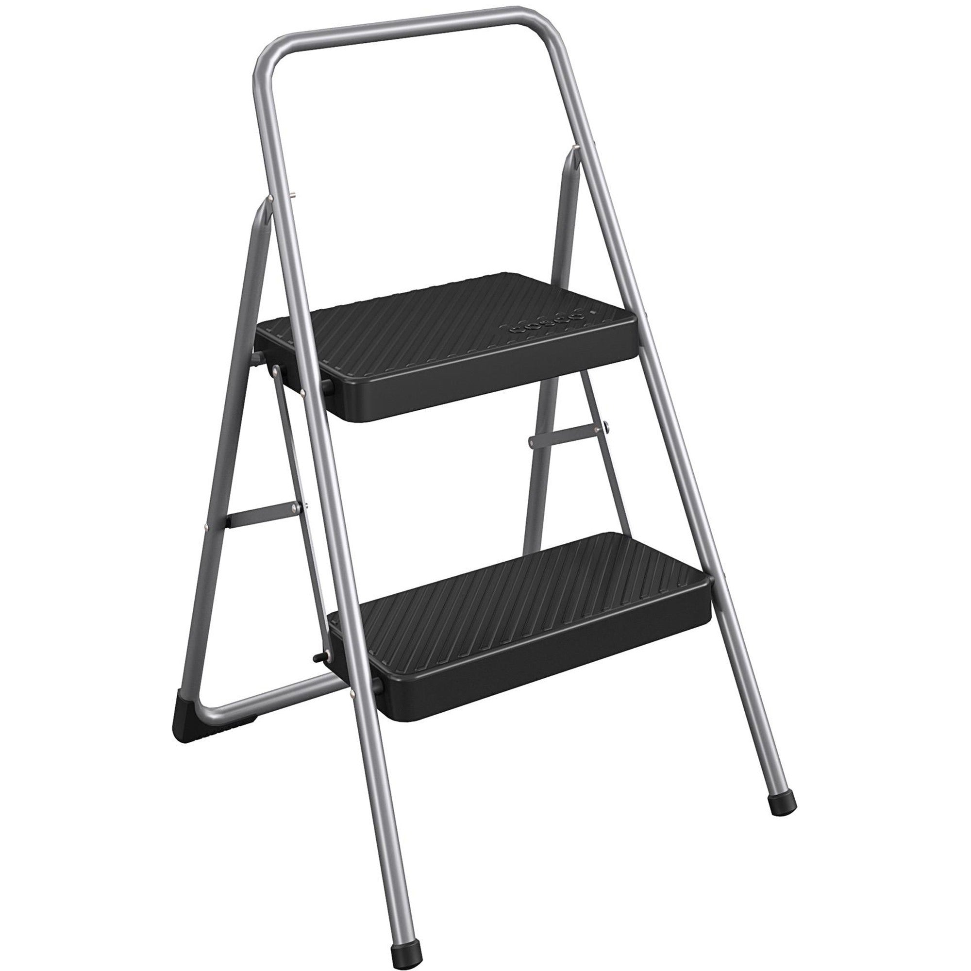2 Step - 200 lb Load Capacity - 17.3" Width x 18" Depth x 28.2" Height - Gray
