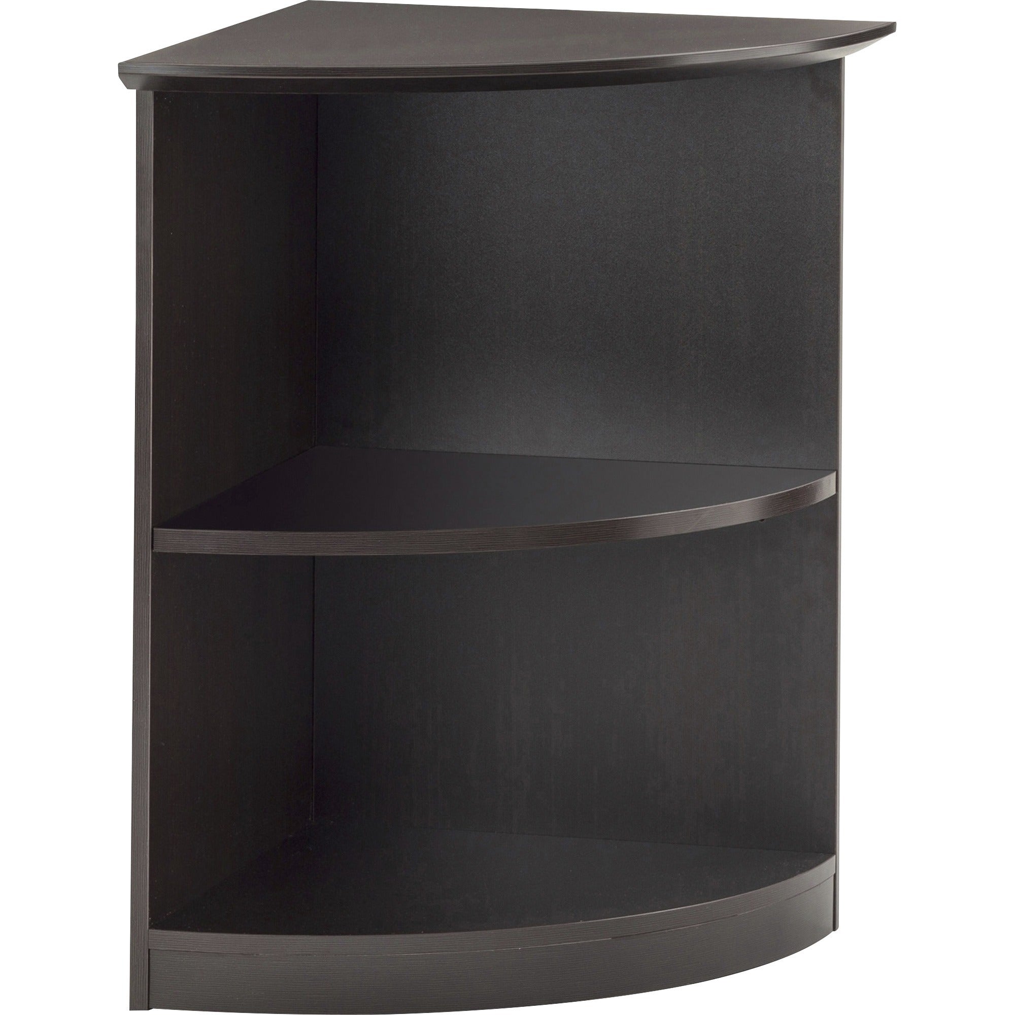 Safco Medina Mocha Laminate Office Unit, 2-Shelf Bookcase, 29.5"H x 20"W x 20"D, 1 Each