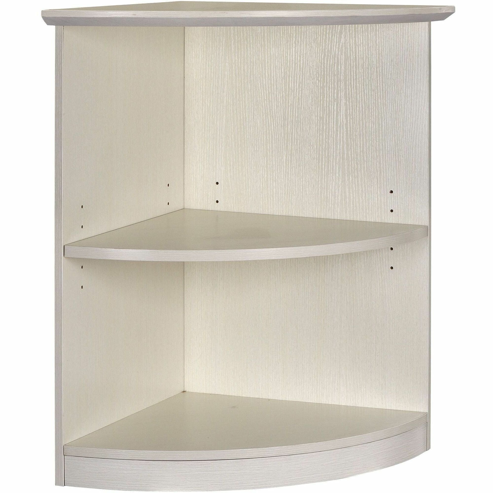 Safco Medina Textured Sea Salt Laminate Bookcase, 2 Shelves, 1" Thick Shelf, 29.5"H x 20"W x 20"D, MDF, Beveled Edge, 1 Each