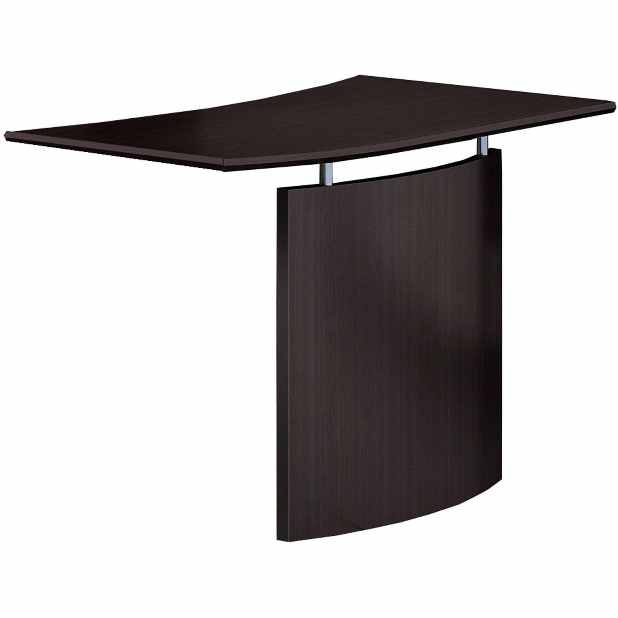 Safco Medina Mocha Laminate Office Unit, 29.5"H x 48"W x 24"D, Beveled Edge, MDF and Laminate, Mocha Finish, 1 Each