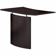 Safco Medina Mocha Laminate Office Unit, 29.5"H x 48"W x 24"D, Beveled Edge, MDF and Laminate, Mocha Finish, 1 Each
