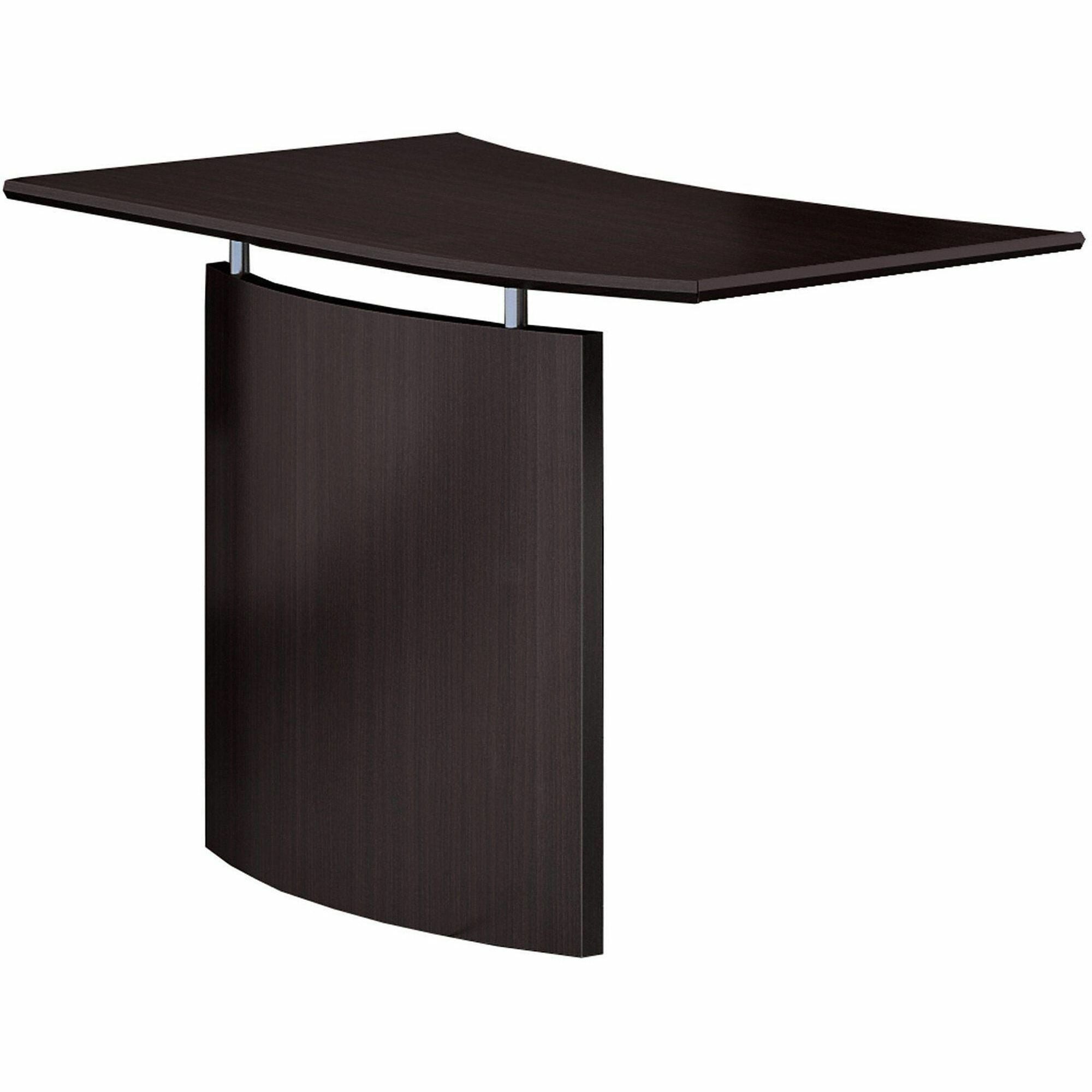Safco Medina Mocha Laminate Office Unit, 29.5"H x 48"W x 24"D, Beveled Edge, MDF and Laminate, Mocha Finish, 1 Each