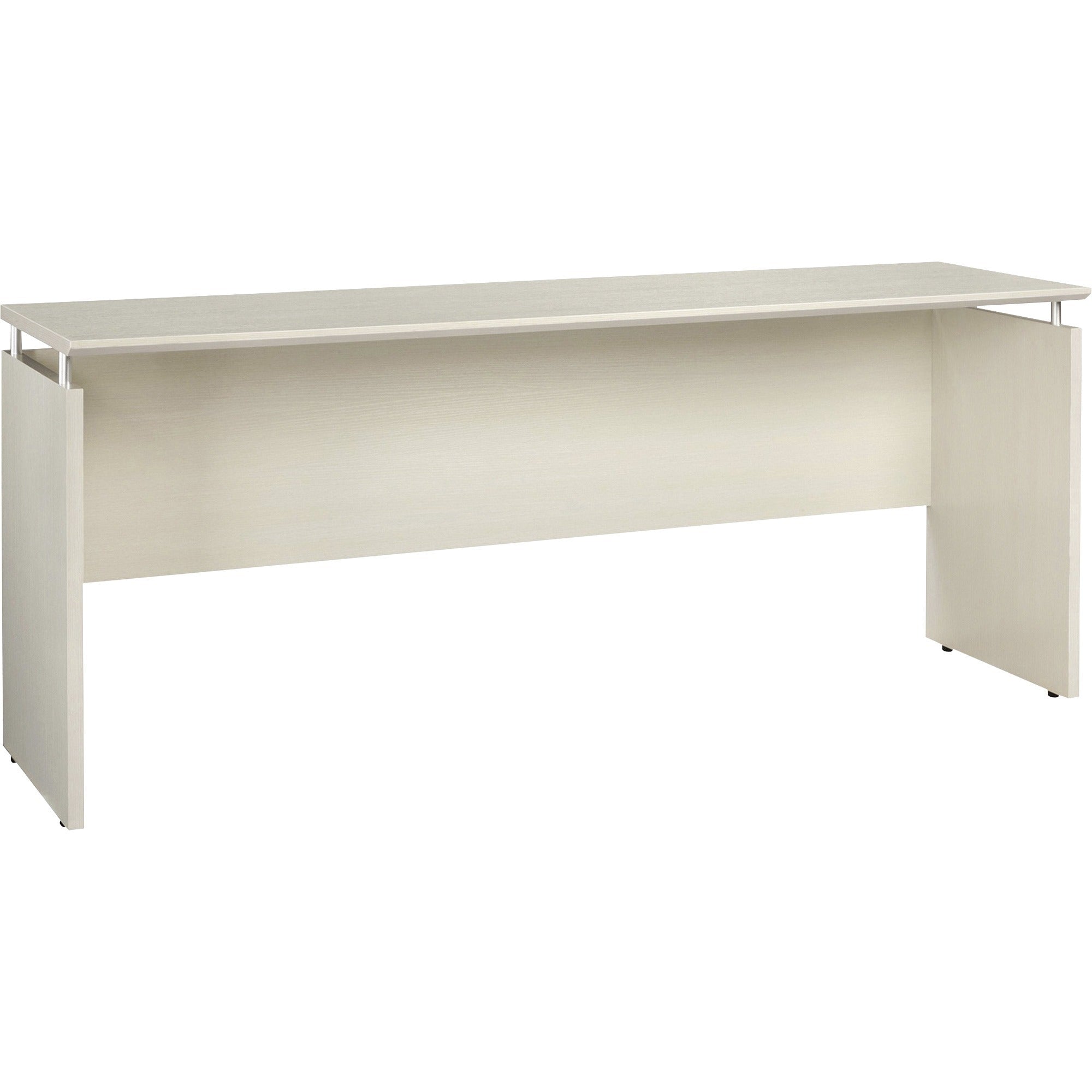 Safco Medina Textured Sea Salt Laminate Credenza Shell, 29.5"H x 72"W x 20"D, Beveled Edge, MDF and Laminate, 1 Each