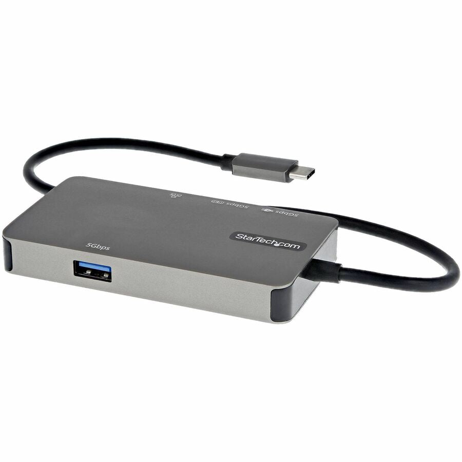 StarTech.com Docking Station, USB-C, 100W, 1 Display, 4K HDMI, VGA, 2 USB-A, 1 USB-C, RJ-45, Thunderbolt, Gigabit Ethernet, 1 Each