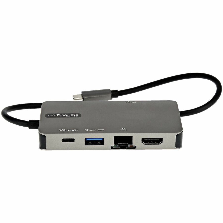 StarTech.com Docking Station, USB-C, 100W, 1 Display, 4K HDMI, VGA, 2 USB-A, 1 USB-C, RJ-45, Thunderbolt, Gigabit Ethernet, 1 Each