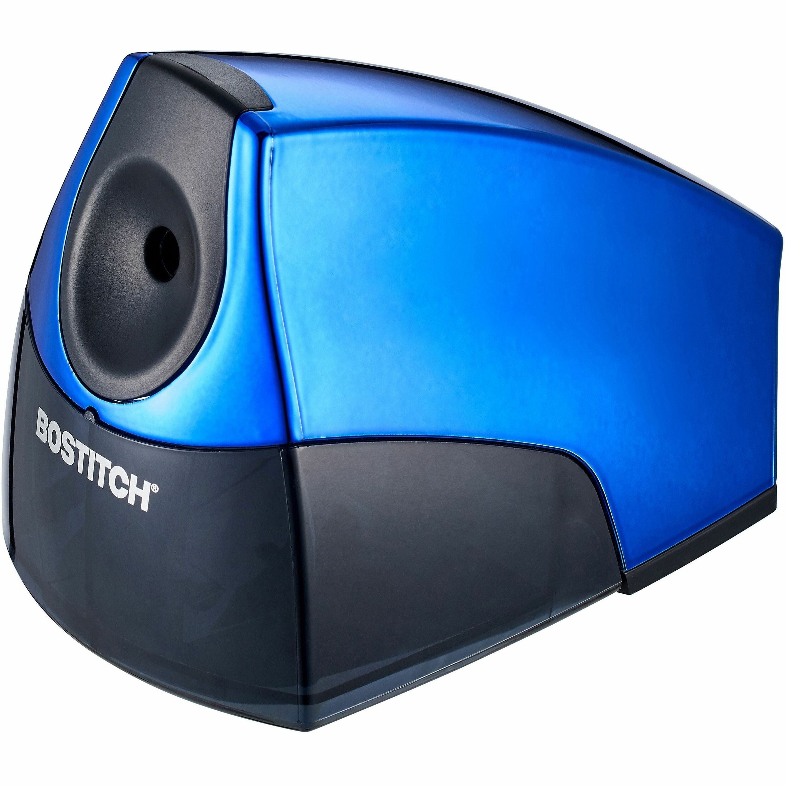 Bostitch Personal Electric Pencil Sharpener, Blue, 4" x 8.3", 1 Each