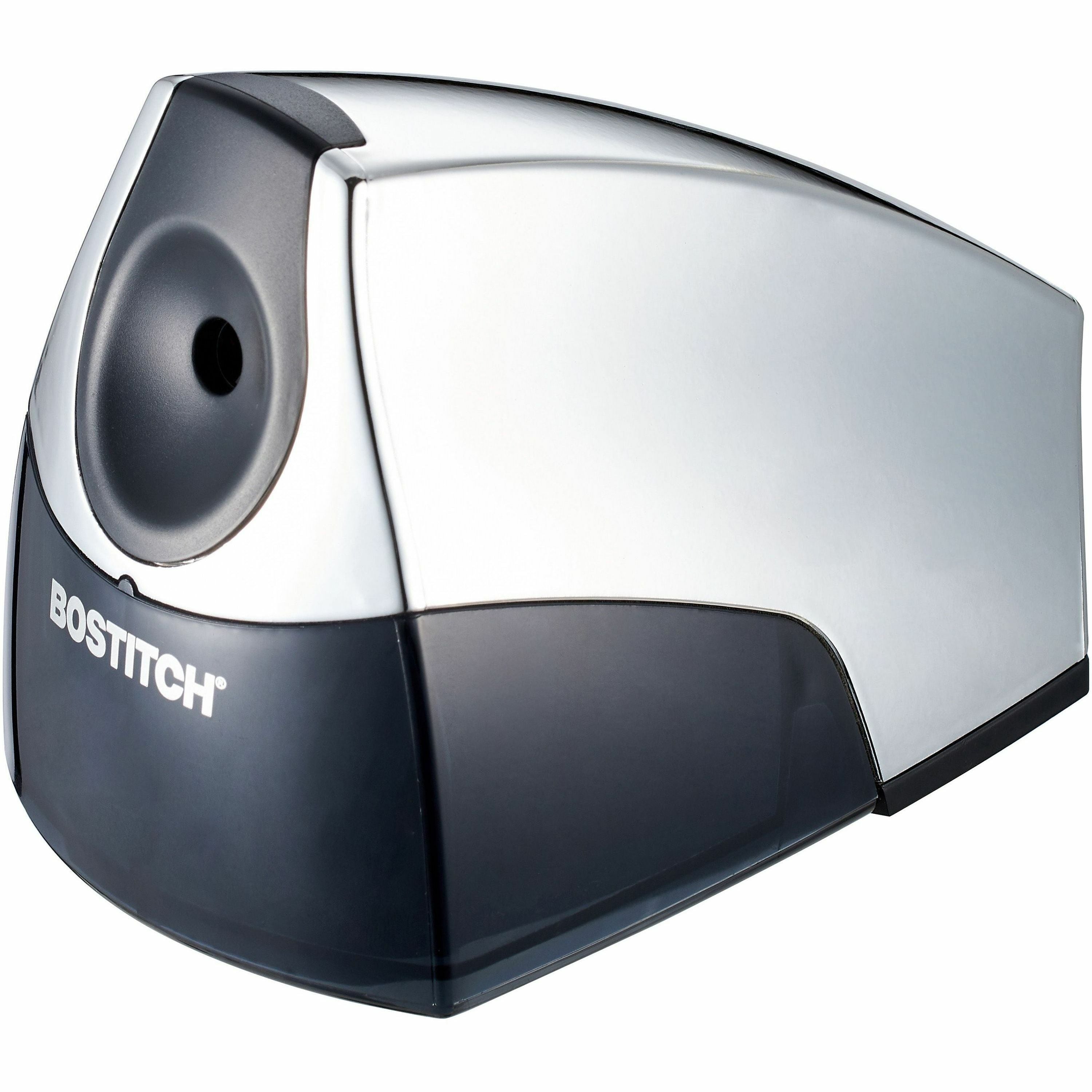 Bostitch Personal Electric Pencil Sharpener, Gray, 4" x 8.3", 1 Each