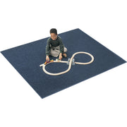 Carpets for Kids Solid Color Mt. St. Helens Carpet Rug, Rectangle, Blueberry, 90" Length x 12 ft Width, Nylon Yarn, 1 Each