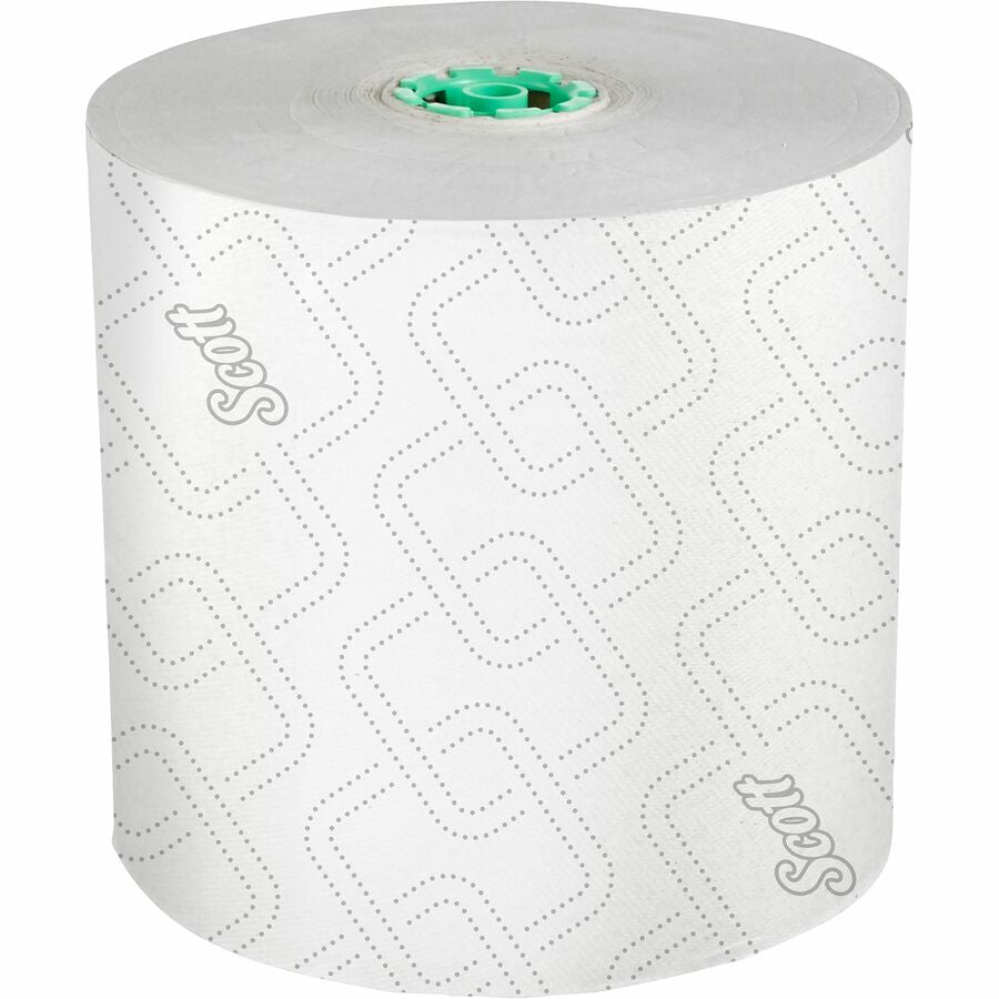 Scott Pro High-Capacity Hard Roll Towels, Elevated Design, Absorbency Pockets, 1 3/4" Core, White, Paper, 6 Rolls per Carton