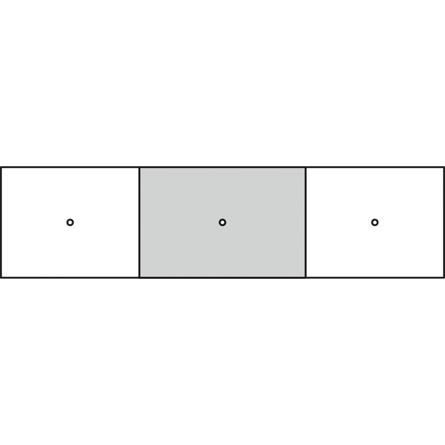 Lorell Prominence 2.0 Rectangular Conference Tabletop, 60" x 48" x 1.5", Particleboard, Gray Elm Finish, 1 Each