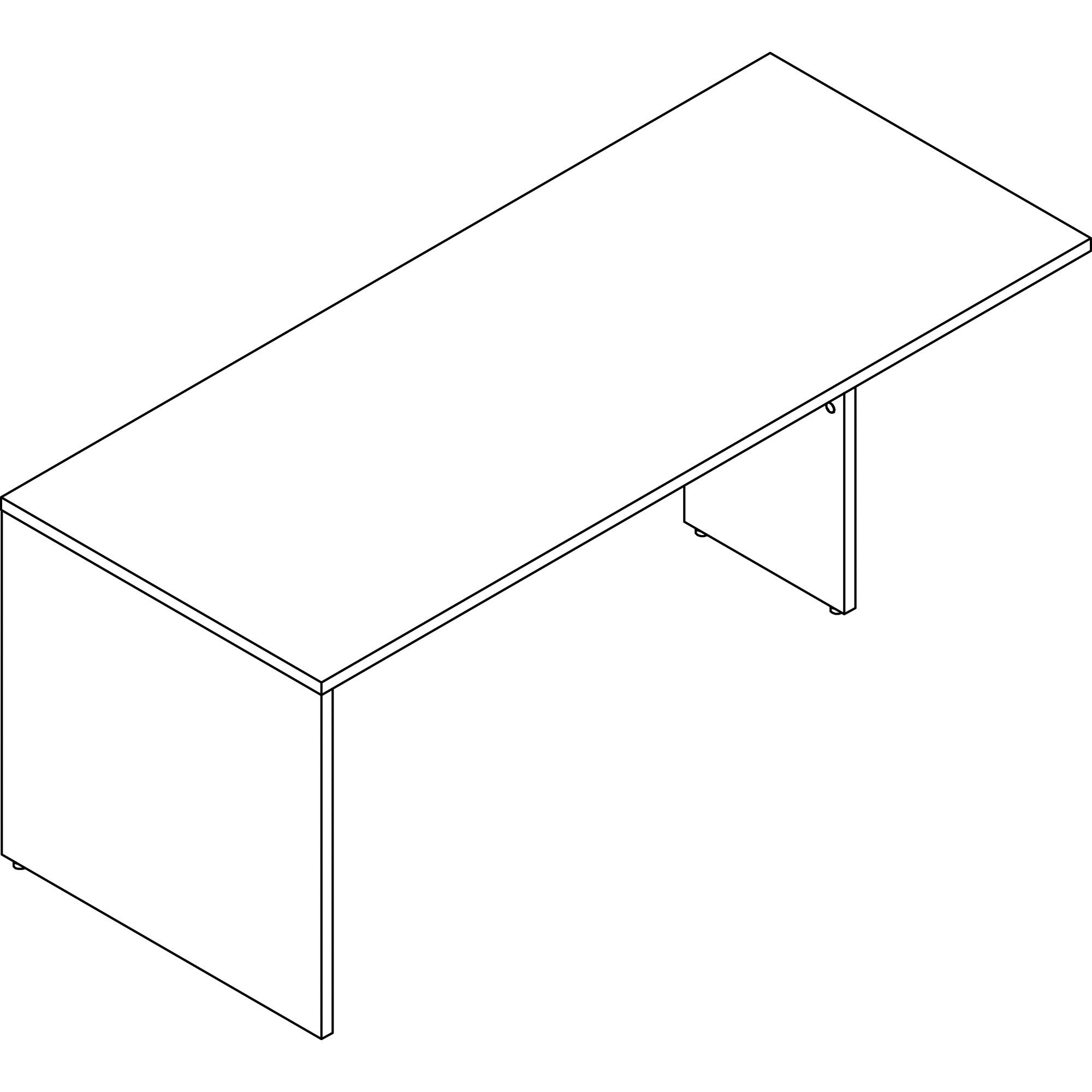 Lorell Prominence 2.0 Peninsula Desk