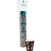 Solo ThermoGuard 12 oz Double Walled Paper Hot Cups, Multi-Color, Paper/Polyethylene, 30 Cups per Bag