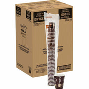 Solo ThermoGuard 8 oz Double Walled Paper Hot Cups, Multi, Paper/Polyethylene, Insulated, Leak Proof, 40 Cups/Bag, 25 Bags/Carton