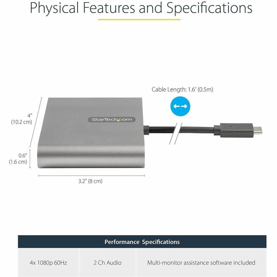 StarTech.com USB-C to HDMI Adapter