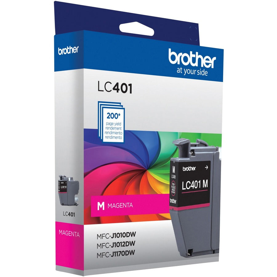 Brother LC401MS Original Standard Yield Inkjet Ink Cartridge - Single Pack - Magenta - 1 Each