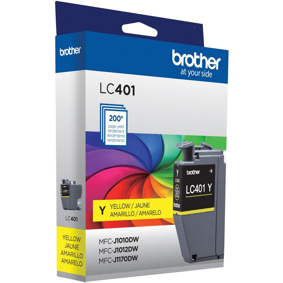Brother LC401YS Original Standard Yield Inkjet Ink Cartridge - Single Pack - Yellow - 1 Each