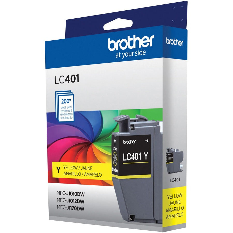 Brother LC401YS Original Standard Yield Inkjet Ink Cartridge - Single Pack - Yellow - 1 Each