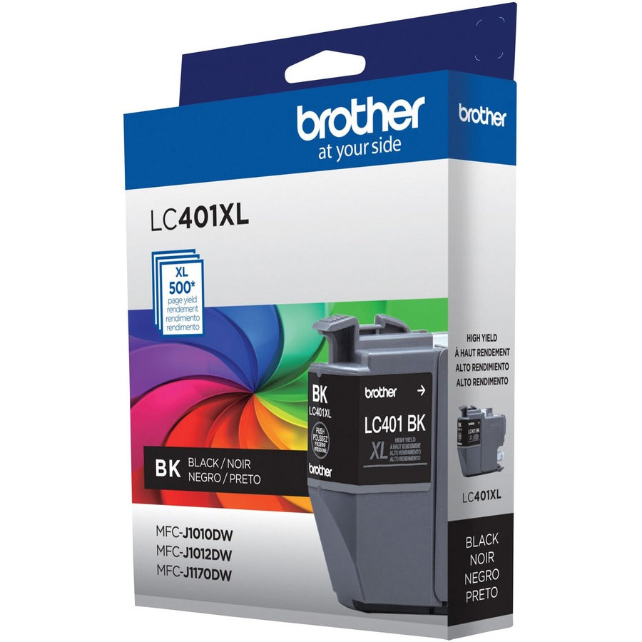Brother LC401XLBKS Original High Yield Inkjet Ink Cartridge - Single Pack - Black - 1 Each