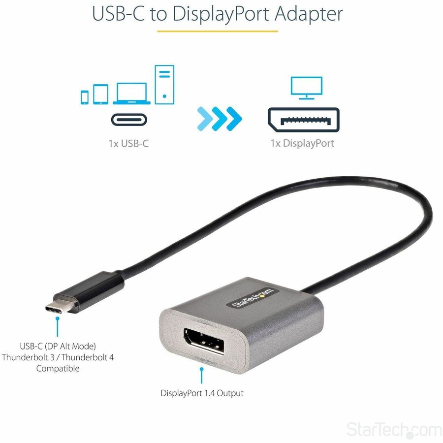 StarTech.com USB-C to DisplayPort Adapter