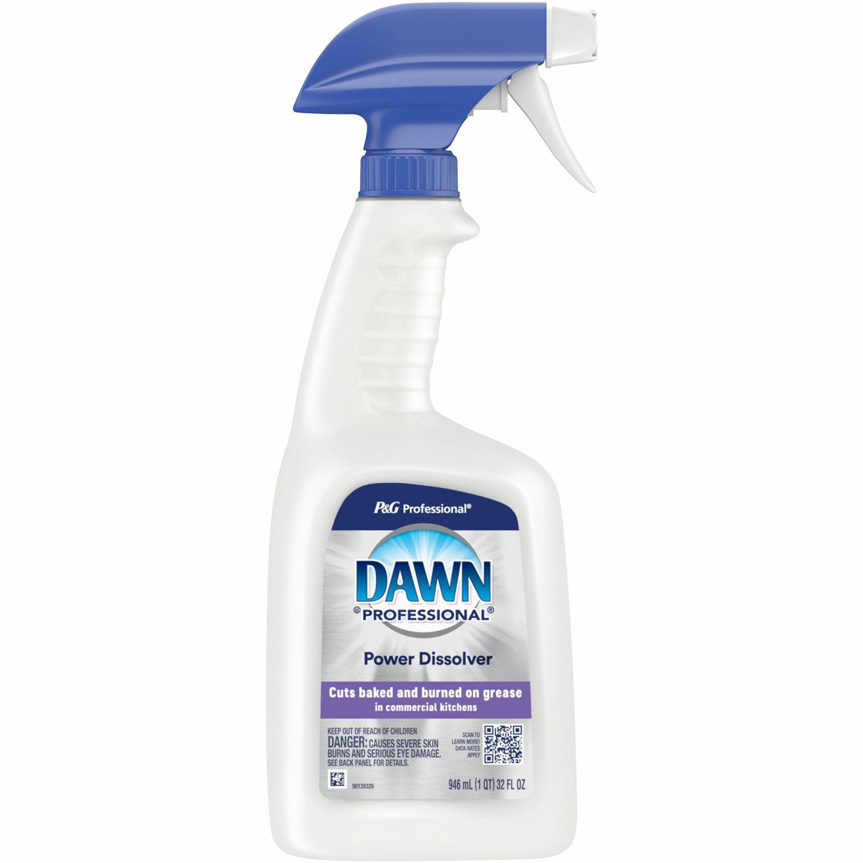 Dawn Professional Power Dissolver, Ready-To-Use, Scrub-Free, White, 32 fl oz (1 quart), 1 Bottle