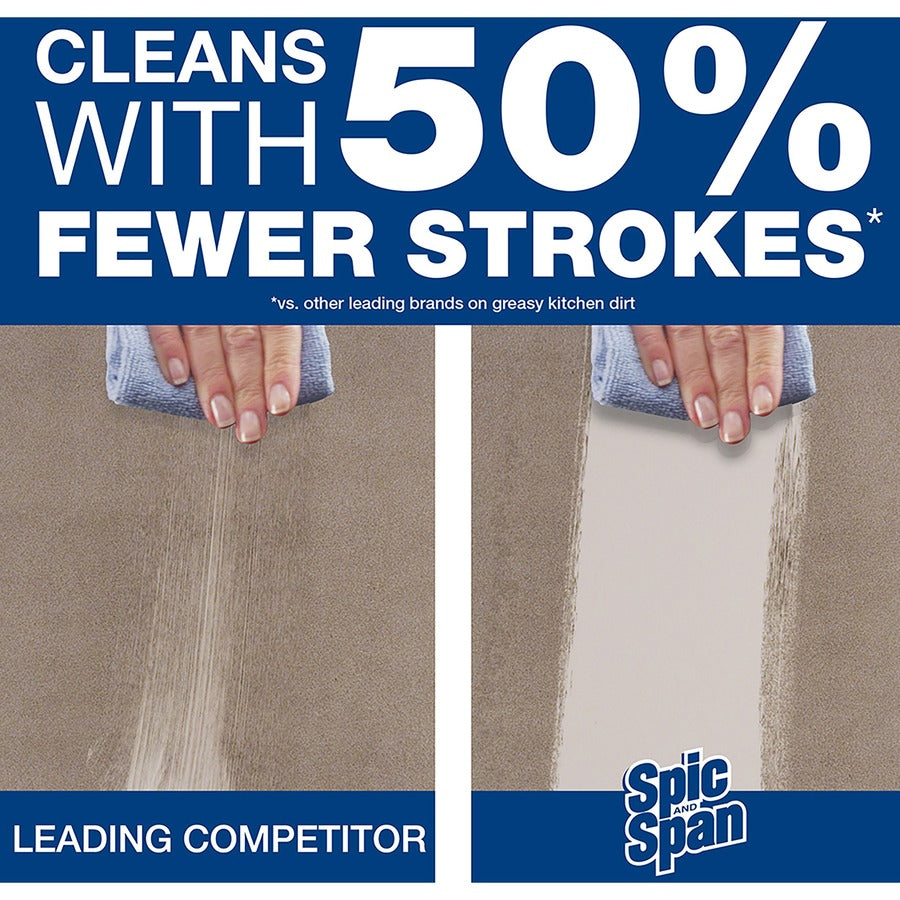 Spic and Span 3-in-1 Multi Surface Cleaner Concentrate Spray, Fresh Scent, Streak-Free, Blue, 32 fl oz (1 quart), 1 Bottle